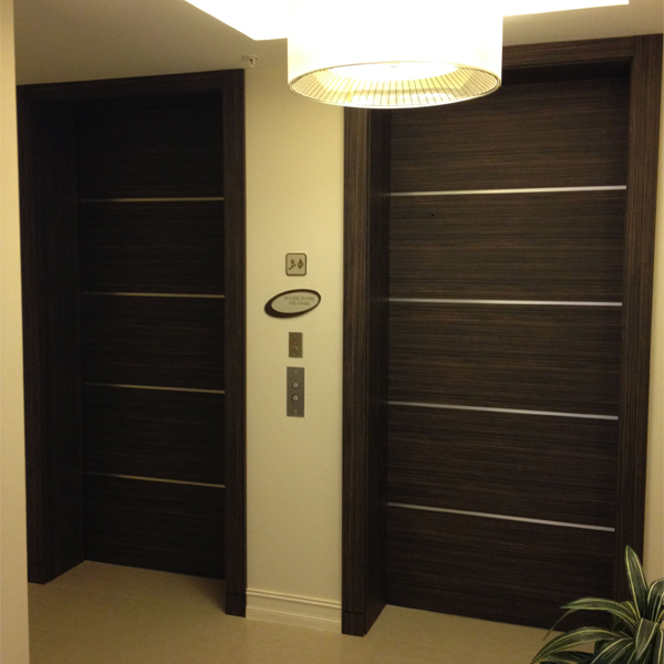 Trump Palace Modern Elevator Wenge Door-1